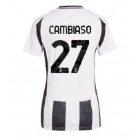 Juventus Andrea Cambiaso #27 Replica Home Shirt Ladies 2024-25 Short Sleeve